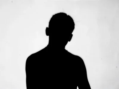 Figure shadow more prominent than person