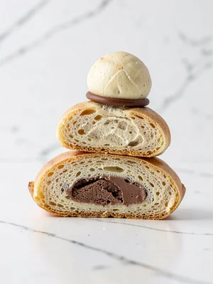 Religieuse: Stacked Choux Interior