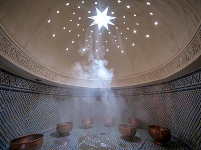 Hammam Dome Ceiling Glass Pinprick Lights