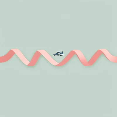 Modern flat-vector in-app illustration header for a Health habit category, styli