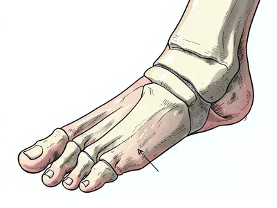 Human foot skeletal anatomy