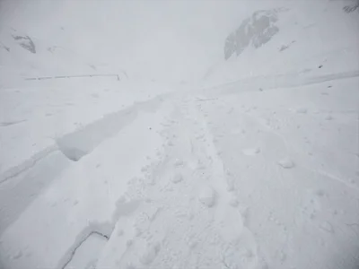 Wind texture on snow surface subtle