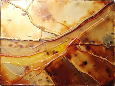 A river confluence where two differently colored waters meet and slowly mix down