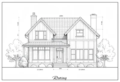 House blueprint technical