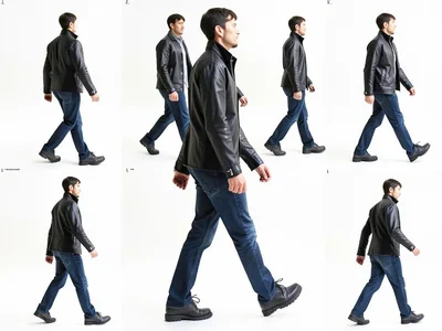 Figure walking sequence