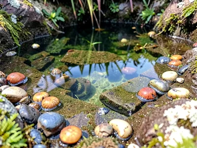 Barnacles at pool water line