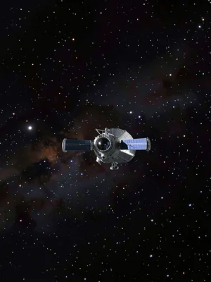 Single vessel in space