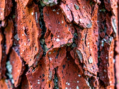 Cedar fibrous red bark