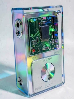 Y2K transparent MP3 player