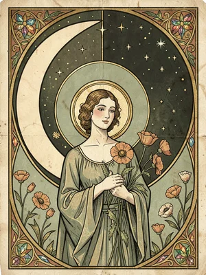 Art Nouveau Night personification