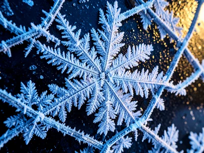 Hoar frost coating every surface of a wire fence, crystalline white fur