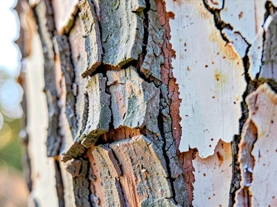Cottonwood deeply fissured