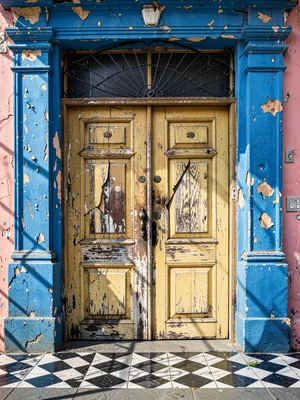 Six-Layer Door Portrait