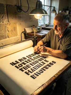 Checking Type Height on Stone