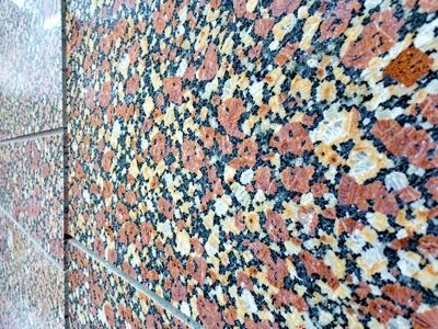 Granite texture at building scale close crop