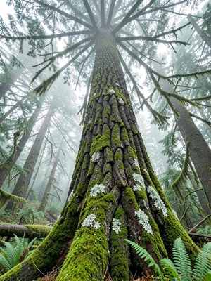 Douglas Fir Trunk Full Height