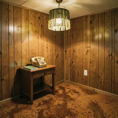 Harvest Gold Rotary Phone