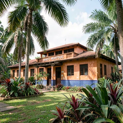 Portuguese colonial tropicália in Maputo, Mozambique, Maputo natural history mus
