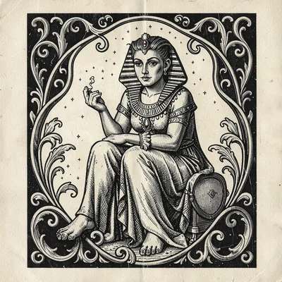 A sphinx posing a riddle